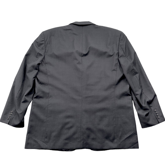 Jones New York Vintage‎ Blazer Mens Size 50L Gray Wool Cashmere Formal Classic - Picture 4 of 12